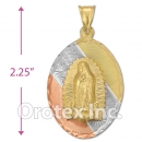 P030 Gold Layered Tri-color Charm